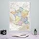 France Classic Map Karte von Frankreich, 42 x 59 cm – Poster der französischen Regionen & Departements – Maps International + 50 Jahre Erfahrung in der Kartografie