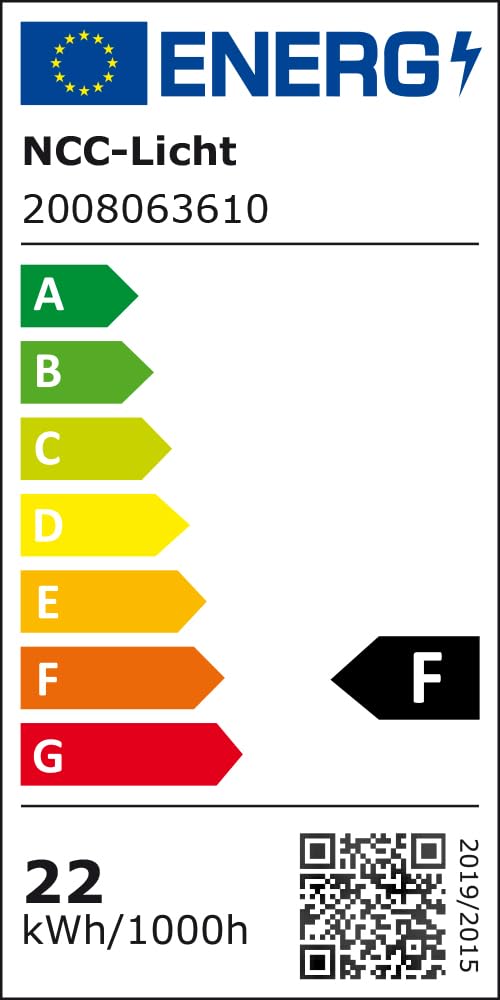 NCC-Licht 25 bombillas LED T8, 150 cm, 22 W, G13, 840, blanco neutro, 4000 K, incluye arrancador