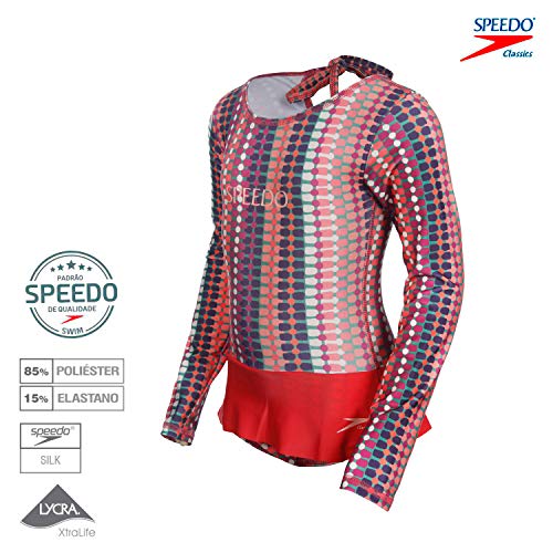 Speedo Kusama Maillot , Meninas, Roxo, 10