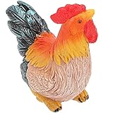 Figurine de coq décorative – un bel ajout à la décoration intérieure et extérieure : chambre, jardin, étagères, cour arrière, pelouse, patio, figurines de poulet