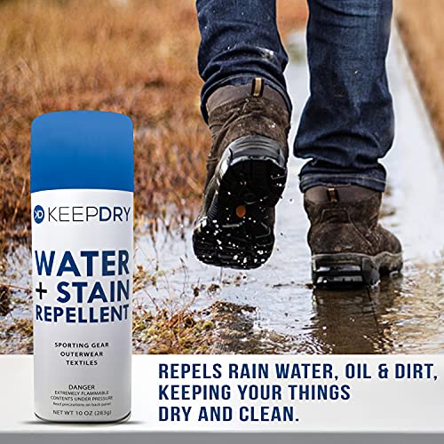 Keepdry Water + Stain Repellent Spray - Shoe, Boot And Apparel Waterproof - 10 Oz #TOP1