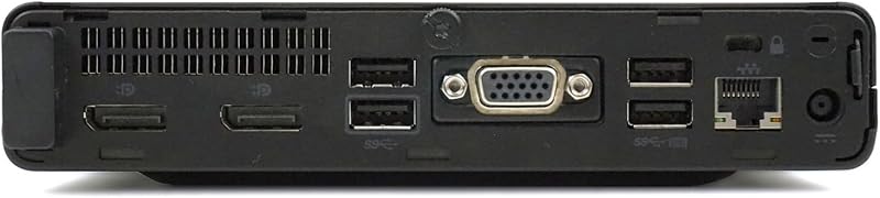 HP ProDesk Business Mini PC, Intel Core i5, 8GB RAM, 256GB PCIe SSD | WiFi, Bluetooth, Windows 11 Pro, compact desktop, Dual display support with DisplayPort and VGA