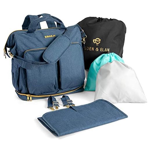Diaper Bag for Twins Backpack Large Capacity for Two Babies - Diaper Bag with 15 Compartments - Organizer Maternity Travel Insulated Pockets - Organization for Boy Girl Children Infant Double Sibling