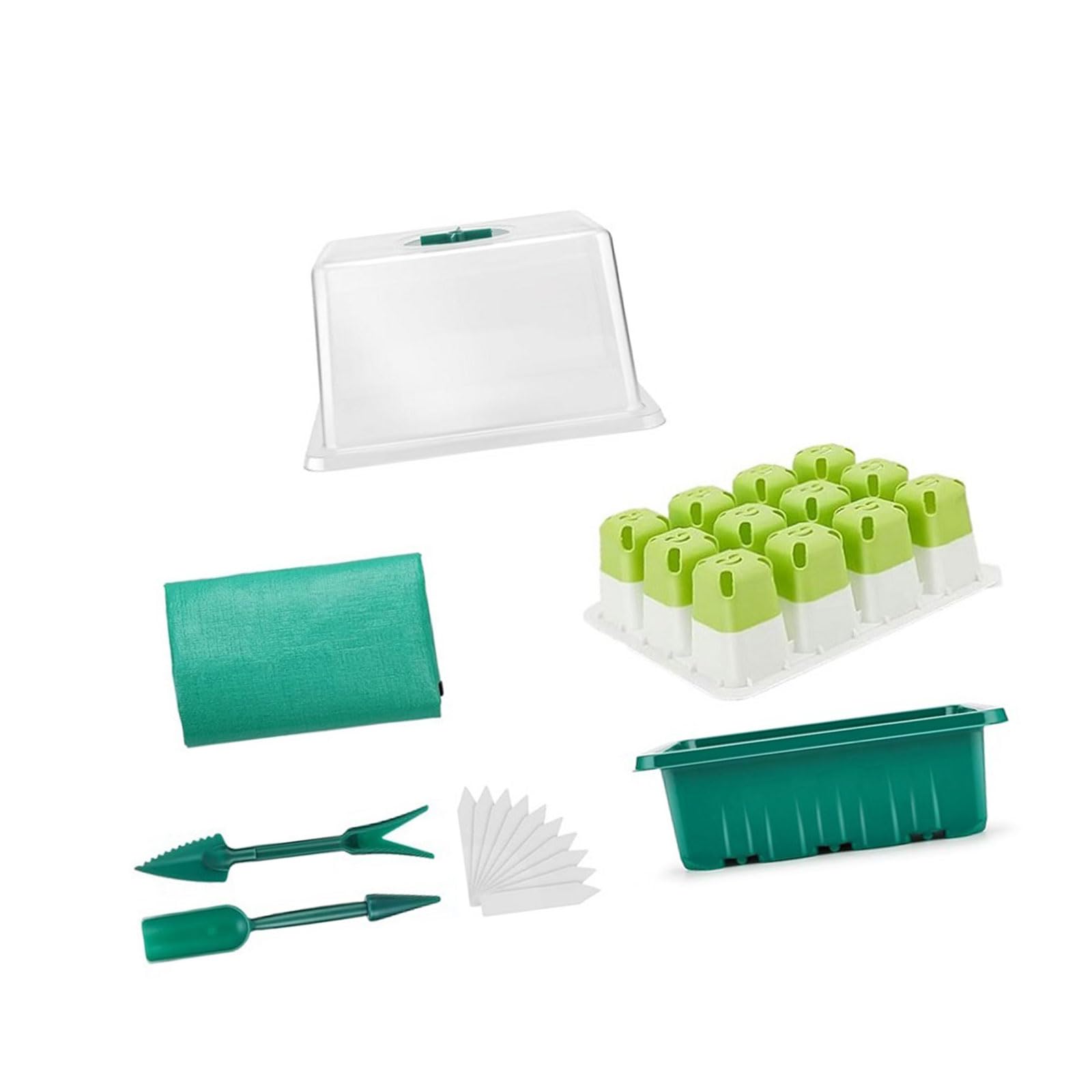 HZGFNBZ Starter Kits Growing Container for Balcony Gardens Seedling Propagation Box Accessories Plant Germination Tray Flower Seedling Box