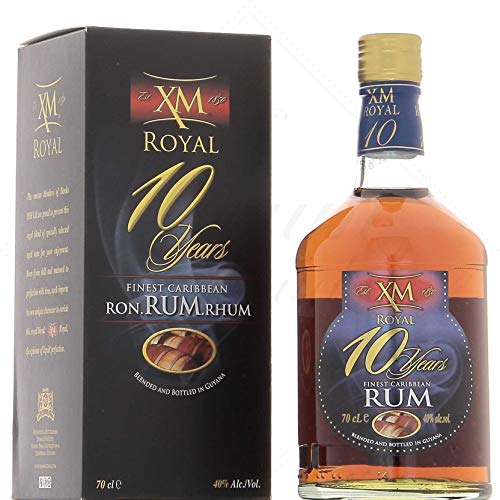 Xm Royal 10 Years Old Fines Caribbean Rum 40% Vol. 0,7L In Giftbox