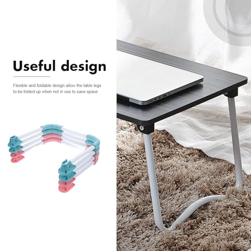 Soporte metálico resistente COLLBATH para montar una mesa firme con patas plegables de bricolaje 4