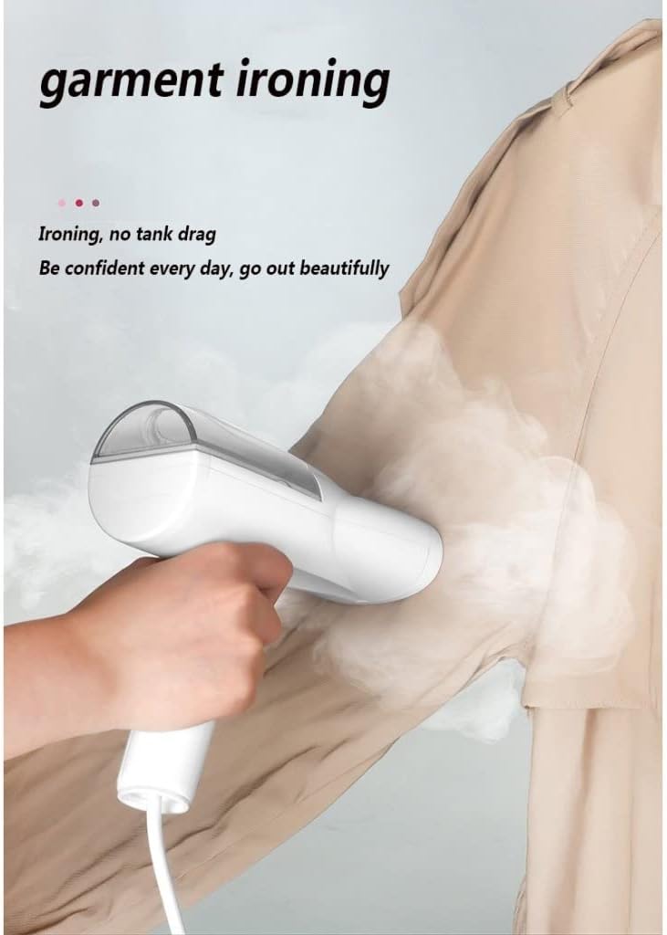 Plancha A Vapor para Ropa, Handheld Garment Steamer Mini Folding Steam Iron Home Small Portable Clothes Ironing Machine