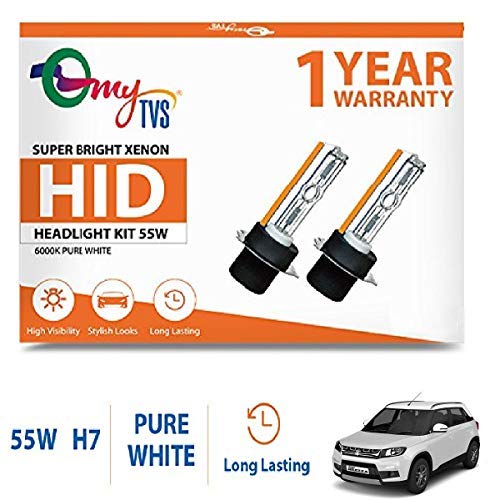myTVS H7 Car HID 55W 6000K White Xenon High Power Headlight Conversion