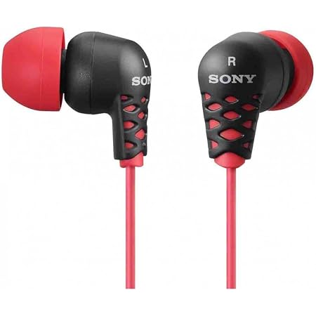 Amazon.com: Sony MDR-EX37B/RED Earbud 