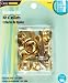 Dritz 44388 Grommet Kit with Stud Setter, Brass, 7/16-Inch, 10-Pack