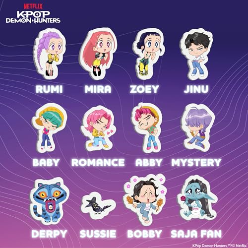Image of Horizon Group USA Puffy Sticker Playset for Kids, Kpop Demon Hunters