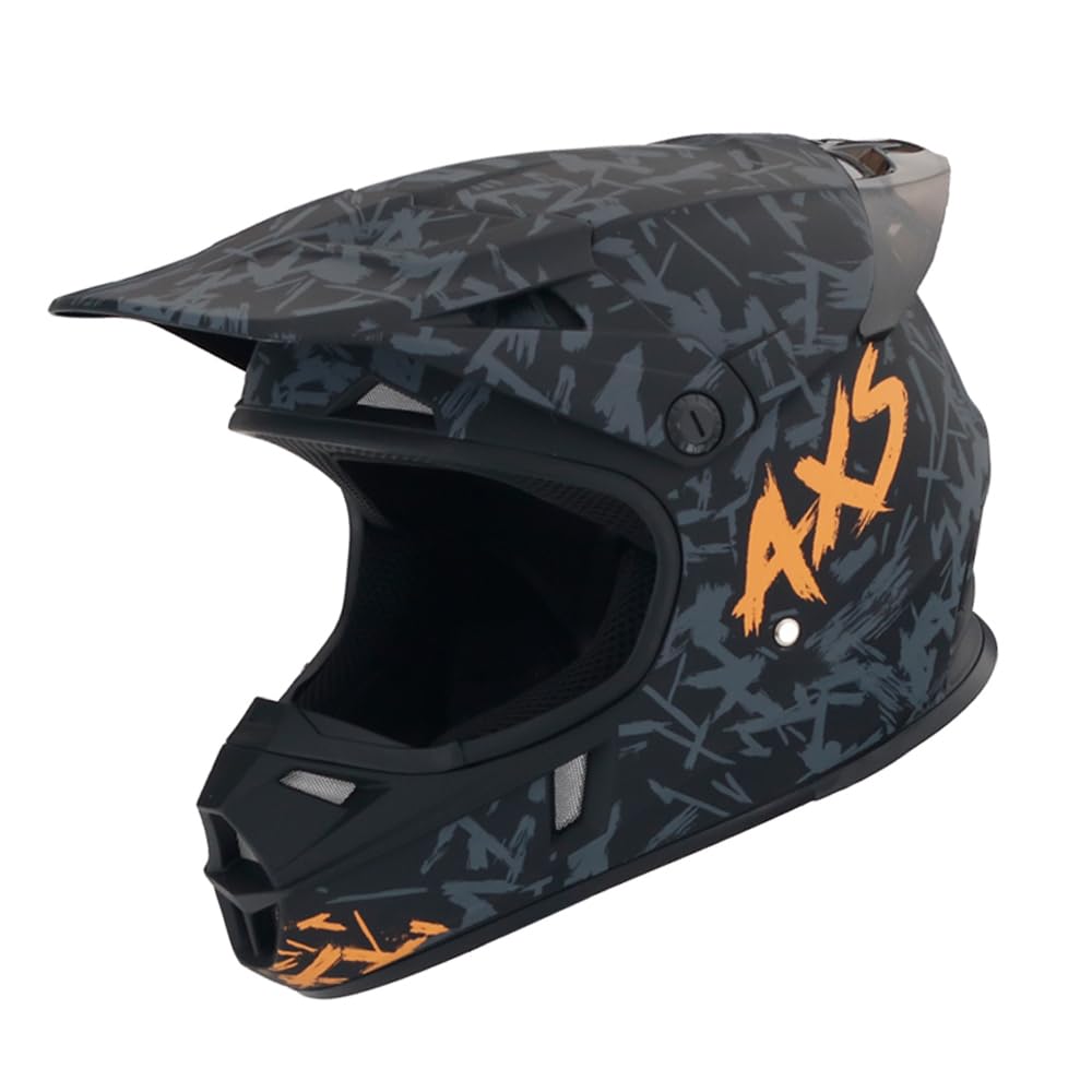 Casque Motocross Casque de vélo Dirt Casque Hors Route Street BMX MX Casques intégraux pour Unisex-Adulte Jeunesse Les Enfants DOT/ECER22-05