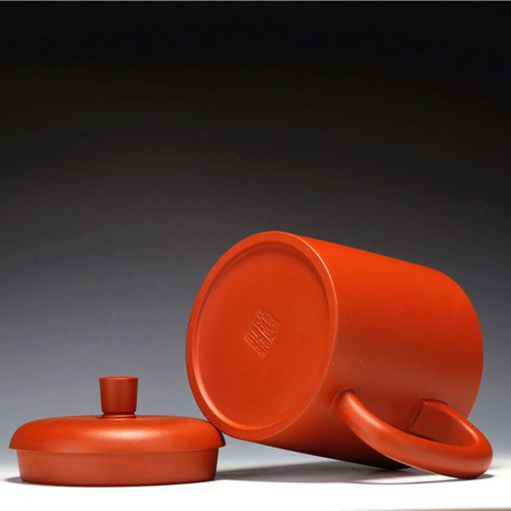 Tasse à thé Tasse à café Tasse de Sable Violet Tasse Faite à la Main avec Couvercle Tasse à thé Tasse à Eau 370ML Filtre à thé Tasse de Cuisine Tasses à thé réutilisables