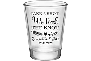 Take A Shot We Tied The Knot Shot Glasses