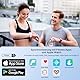 Körperfettwaage Digital Personenwaage Bluetooth mit 8 Elektroden Ganzkörperanalyse Waage mit APP und Handsensoren Smart Körperwaage für 18 Körperdaten Analysiert, BMI, Gewicht, Muskelmasse