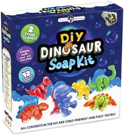 Kit para Hacer Dinosaurios de Jabón - Divertido Kit de Ciencias para Niños de 8 a 12 Años