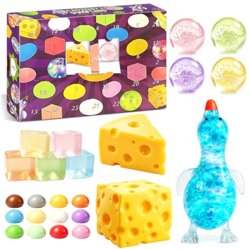 25 Piezas Calendario de Adviento Squishy