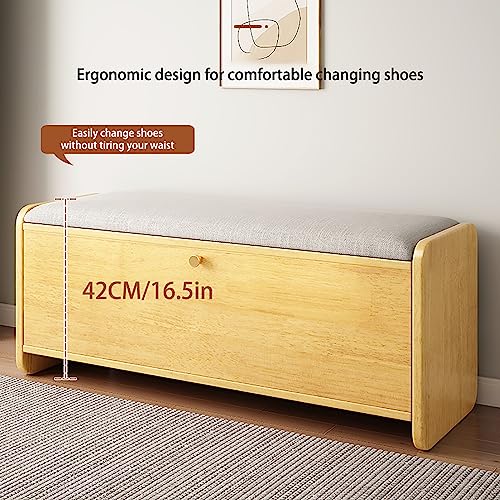 Meuble de rangement pour chaussures d'entrée avec double tiroir rabattable compact - 5