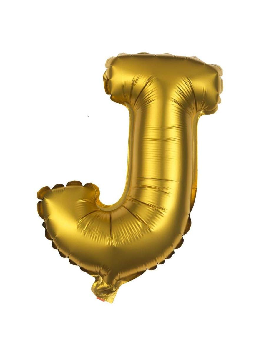 hemaGold Foil Balloon, J, 30Cm