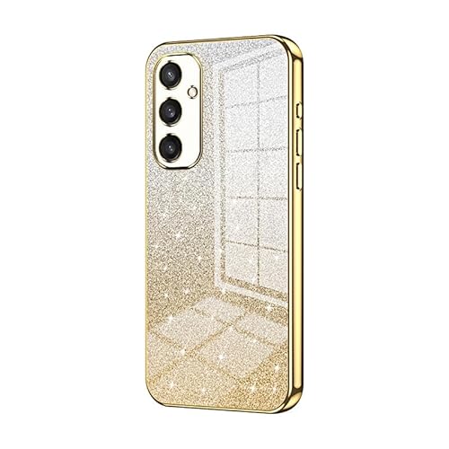 Moda telefono Compatibile con Custodia Samsung Galaxy S24Cover Protettiva Ibrida Galvanica Glitter Trasparente Sottile AntiGraffio Assorbimento degli Urti Compatible con tpu