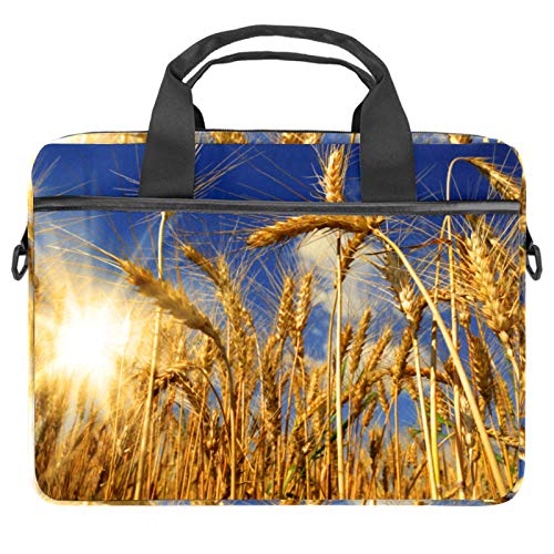 Sac d'ordinateur 13-14 pouces motif phragmites pour vos trajets urbains