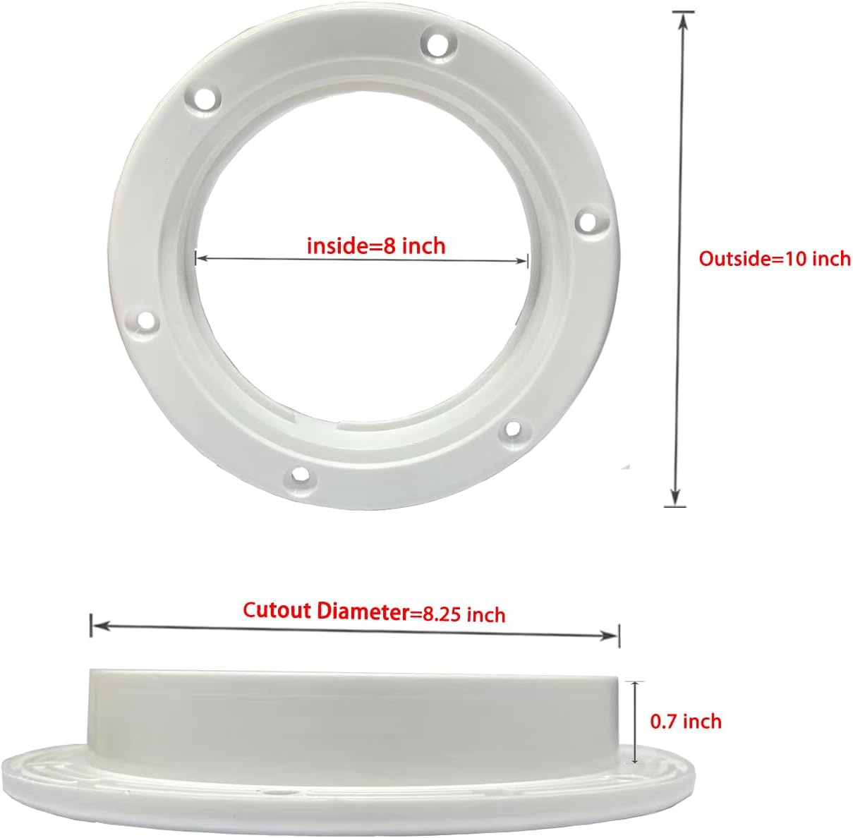 ボートハッチ、10.2 cm 15.2 cm 20.3 cm ラウンド ノンスリップ 検査デッキ プレート ハッチ、取り外し可能なカ