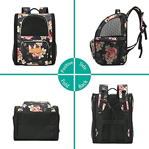 SUPPETS Cat Backpack Airline Approved Carrier Backpack for Small Dogs Carrier with Ventilated Design Collapsible and… - Image 4