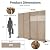 Trygoal 72" Privacy Screen Outdoor Privacy Fence Panel for Patio