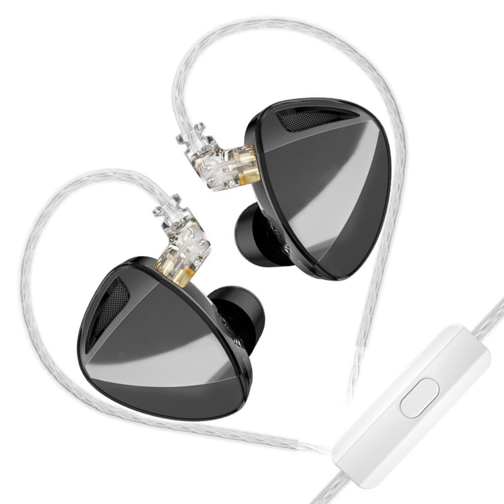 Cavo professionale per cuffie in-ear con piastra in argento per un suono superiore