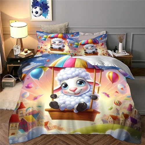 Housse de couette microfibre hypoallergénique coccinelle haut de gamme - 6