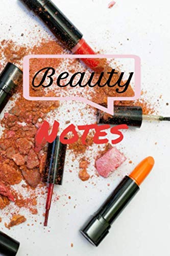 Beauty Notes ;Journal for Fashion Lovers to writing: Makeup Cosmetics Pattern Notebook, Lined Journal to Write In