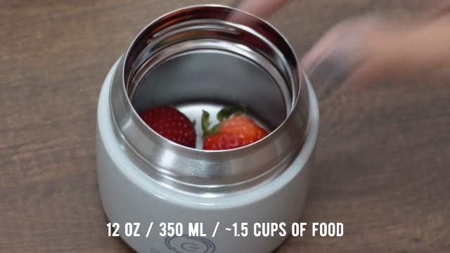 Amazon.com: ENERGIFY Vacuum Insulated Food Jar. Large 17oz Bowl