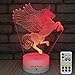 INSONJOHY Night Lights for Kids, Unicorn Gifts,Unicorn Lamp, Unicorn 3D Night Light Bedside Lamp 7 Colors Changing Remote Control Timer Best Birthday Gifts Ideas for Kids Girls Boys Baby (Unicorn-A)