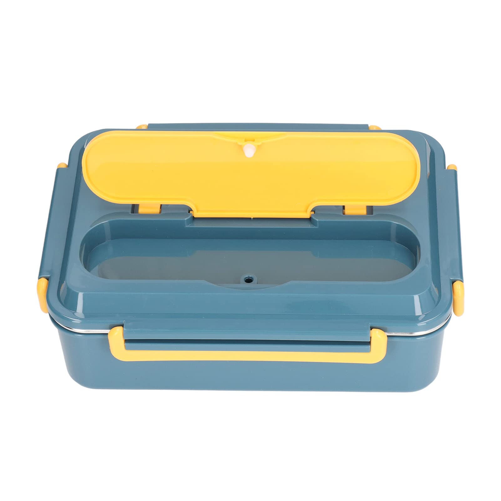 Qcwwy Scatola da Pranzo Riscaldata, Scatola da Pranzo Elettrica a Tenuta Stagna in Acciaio Inossidabile ABS Scaldavivande Portatile Scaldavivande più Veloce per Adulti(#1)