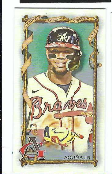 Amazon.com: RONALD ACUNA JR. 2023 Topps Allen & Ginter #37 MINI