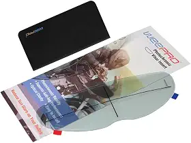 Película fotocrômica e antiembaçamento para capacete de motocicleta, viseira de capacete, película de transição para viseira de lente de um claro para um índigo, fique transparente em ambientes