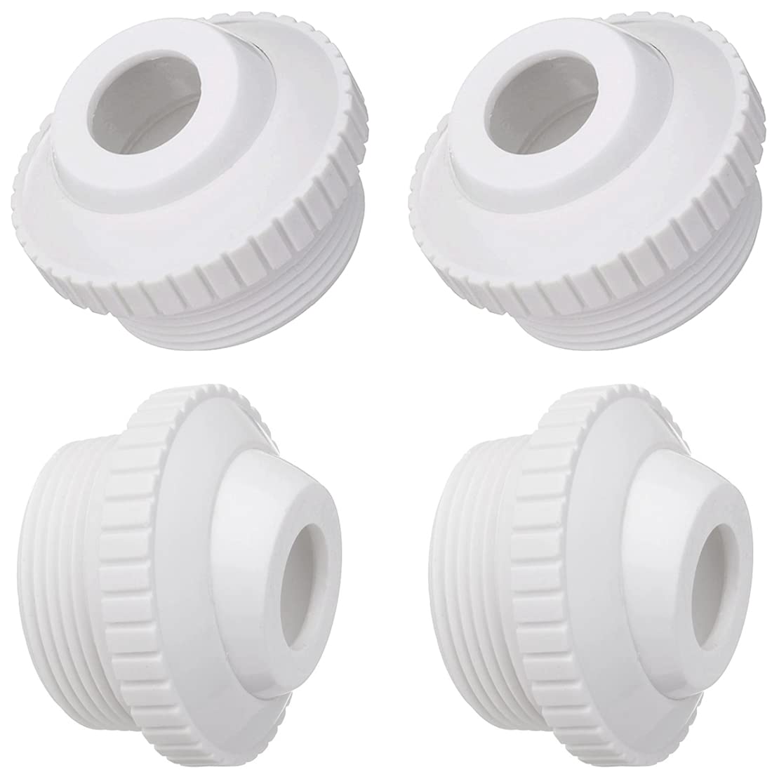 MARRTEUM 3/4 Inch Opening Water Directional Flow Inlet Fitting Pool Hydrostream Return Jet with 1-1/2" MIP Thread [4PCS, SP1419D White]-image-18
