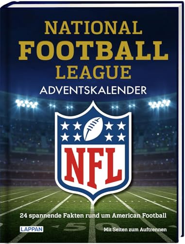 NFL - American Football Adventskalender: Adventsbuch für Erwachsene mit 24 Seiten zum Auftrennen - Hintergrundwissen testen und zum Experte werden
