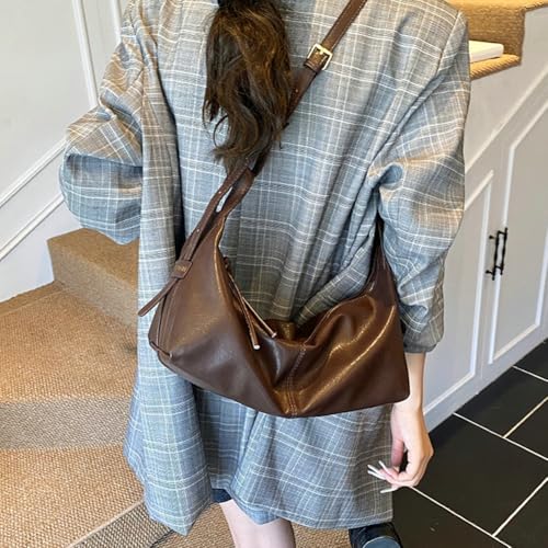 Vintage Crossbody Bags for Women PU Leather Shoulder Bag Top Handle Purse Women's Handbags Tote Bag Hobo Bags 20253