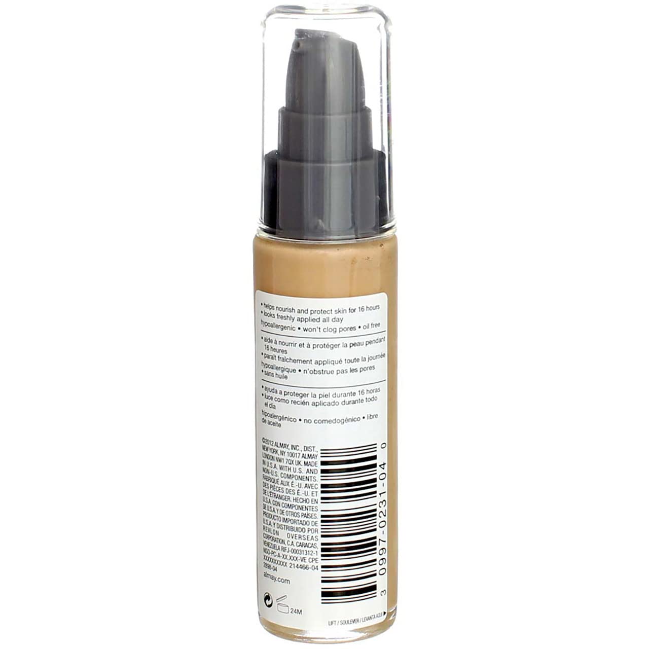 Almay TLC Truly Lasting Color 16 Hour Makeup, Neutral 04 [220] 1 oz (Pack of 6)