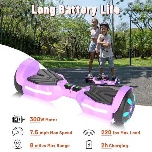 Image of SIMATE Scooter, Bluetooth Speakers and LED Light-Up Wheels, APP Control, Dual 250W Motors, 8.5 mph Max Speed & 8.5 Miles Max Range, Gifts for Kids Adults Girls Boys