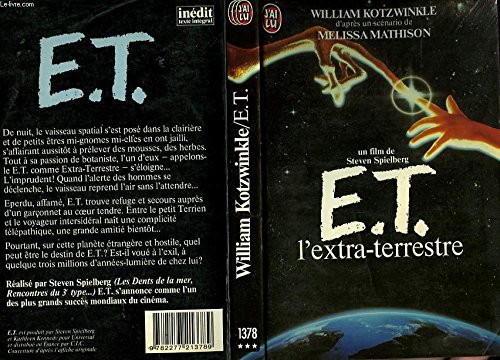 E.t. l'extra terrestre - un film de steven spie... [French] B0044T8IRA Book Cover