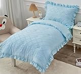 Juego de ropa de cama bohemio de 4 piezas para niñas,