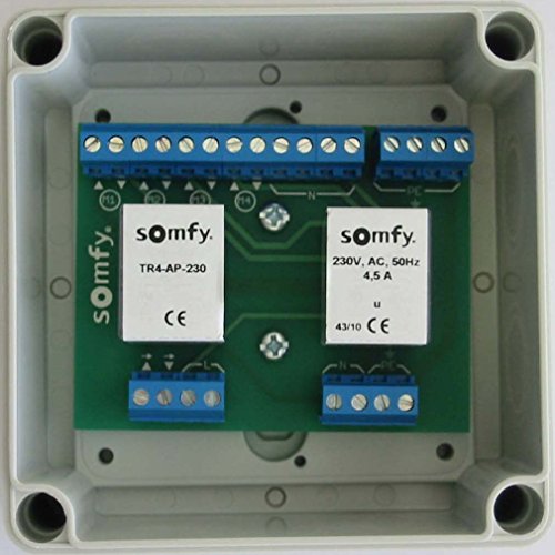 Somfy Relais de coupure TR4-AP-230 1822293 pour commande de 4 moteurs de volet roulant