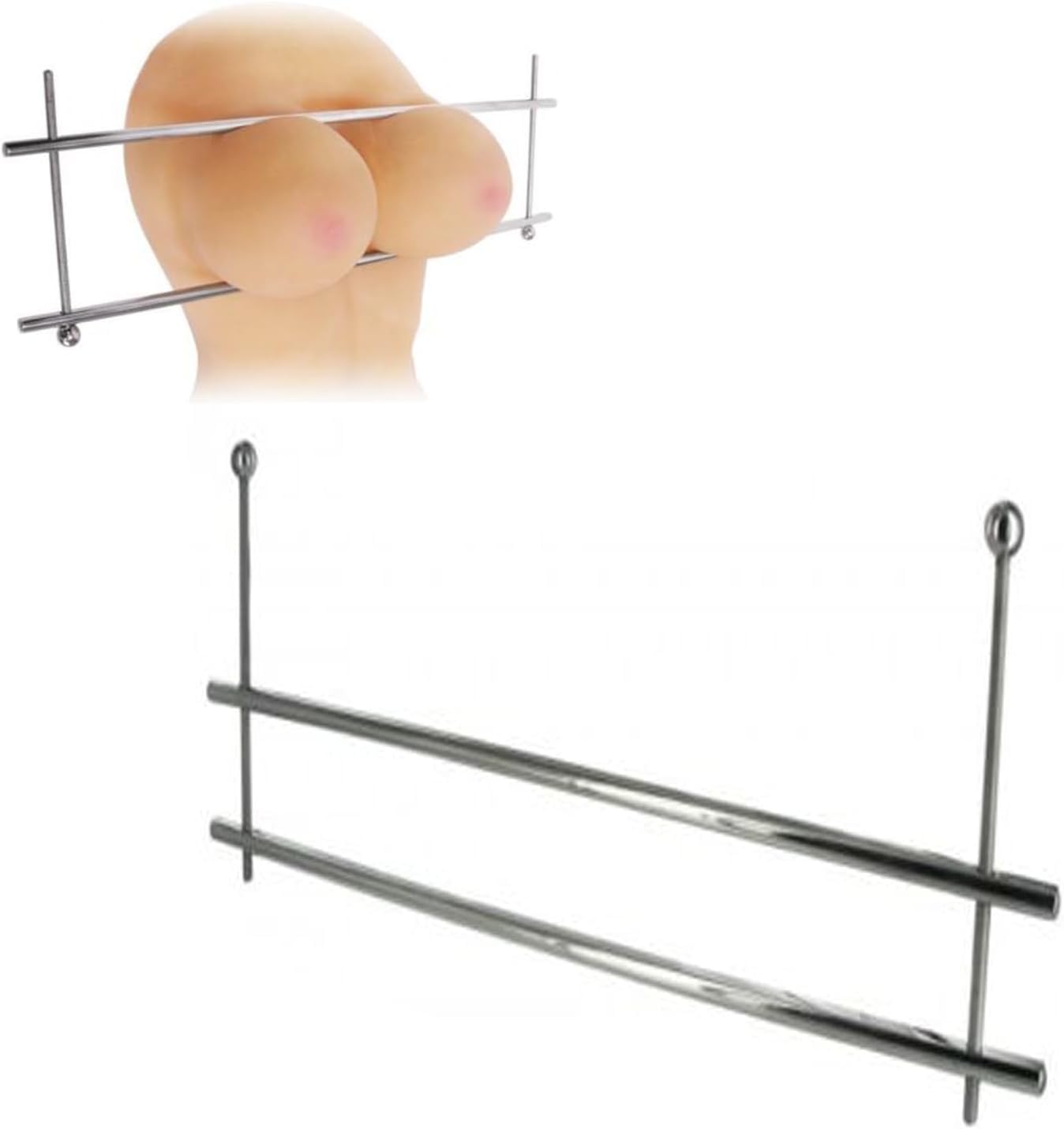 Nipple Clamps Breast Clip Rack Compactor Steel Breast Bondage Hard Tit Restraints Slave BDSM Kink Toy
