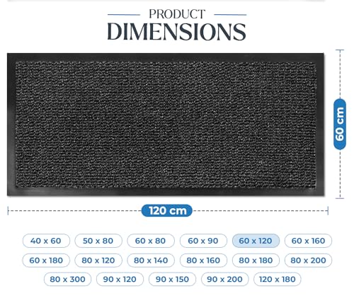 FB FunkyBuys Washable Door Mats Indoor & Outdoor, Non-Slippery Heavy Duty Doormats Indoor, Highly Absorptive Rubber Door Mat - Image 3
