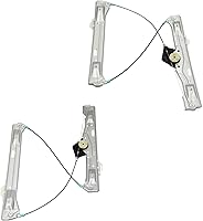 Vista 57 de TRQ Juego de elevalunas eléctrico trasero compatible con Volkswagen Golf 1999-2006 Jetta VW1550102 VW1551102 1999-2005