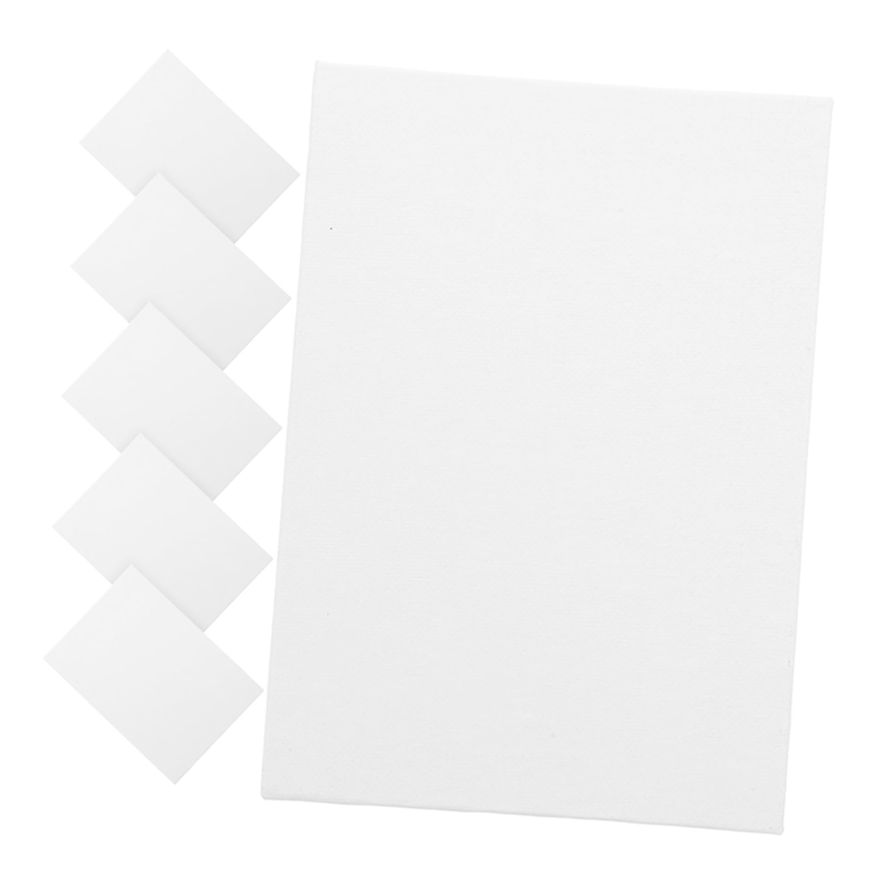 Paneles de madera y lienzo de algodón para óleo y acrílico pack de 6 unidades para creadores