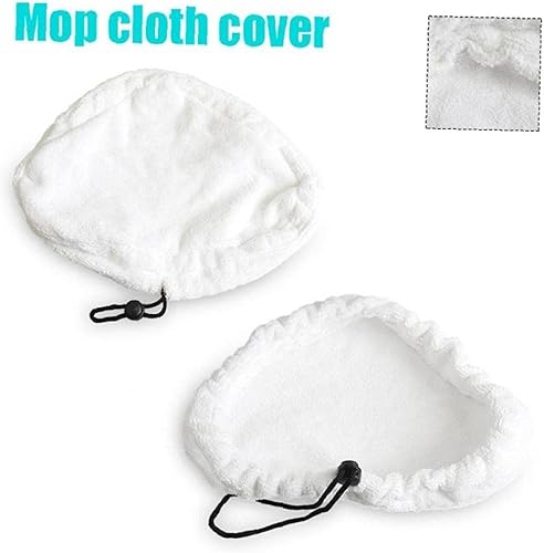 Miniatura 2 de Almohadillas de fregona de vapor de fibra Práctica Reutilizable Limpiador de Piso Cubierta de Vapor Lavable Almohadilla de Repuesto 11.0 * 8.3 in