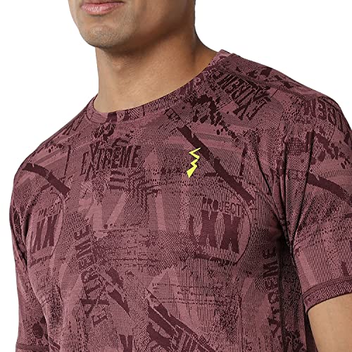 Image of Campus Sutra Men Polyester Regular Fit T-Shirt